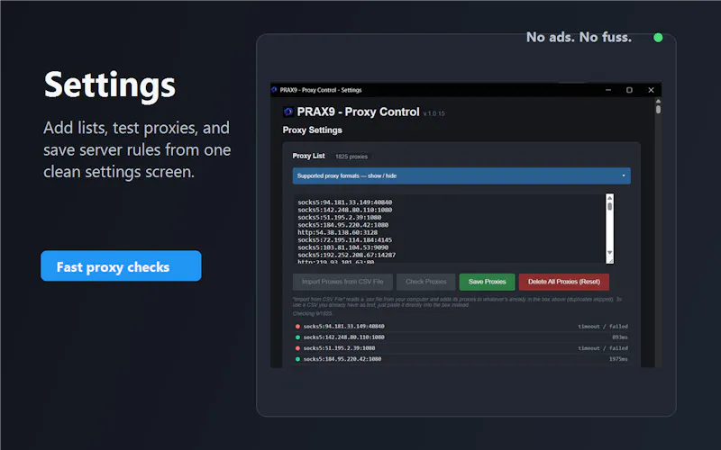 PRAX9 screenshot 3