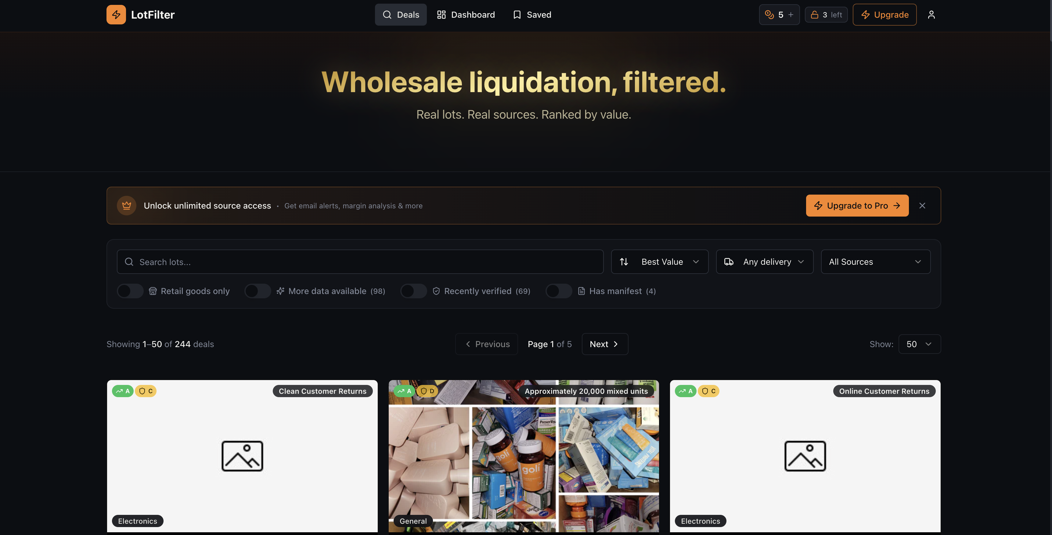 LotFilter - Screenshot 2 showing product features and functionality