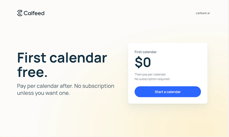 Calfeed screenshot 6