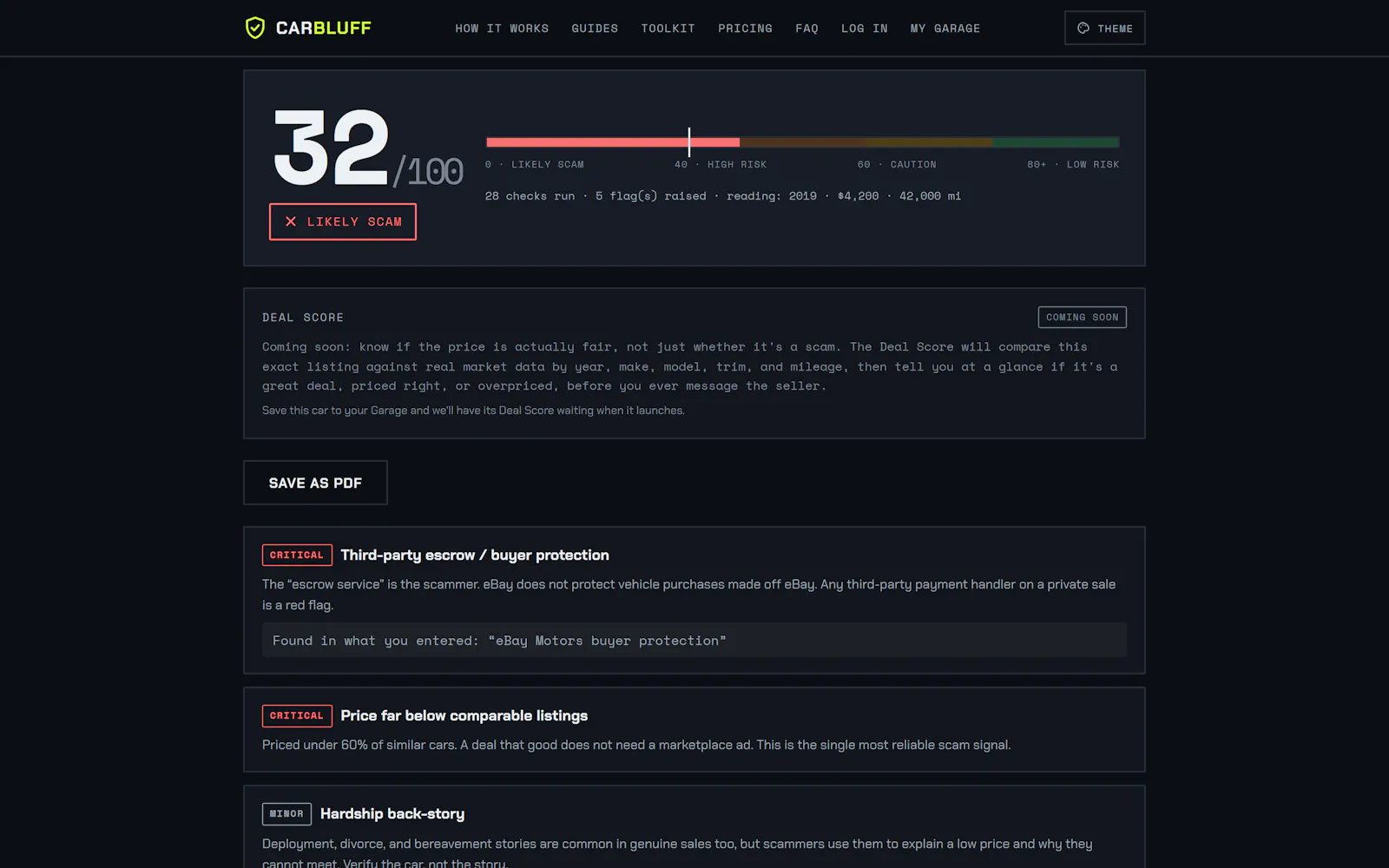 CarBluff.com screenshot 6