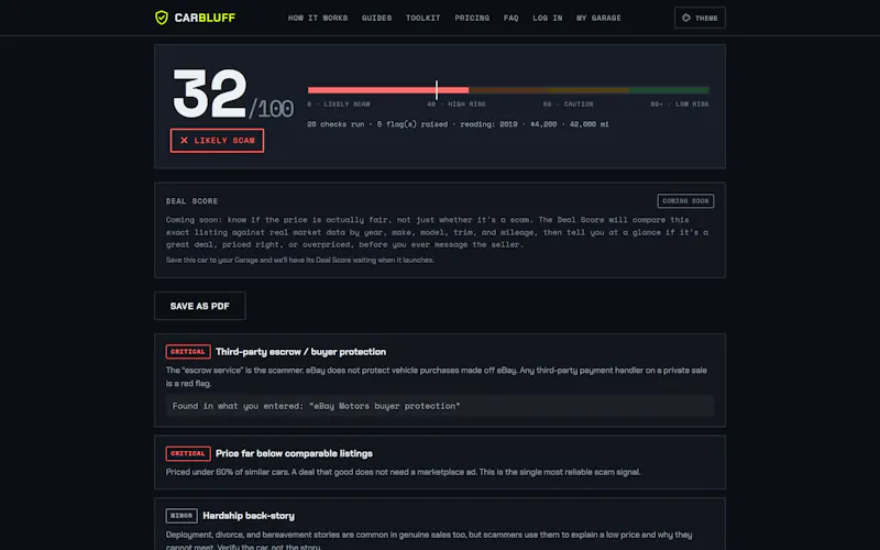 CarBluff.com screenshot 6