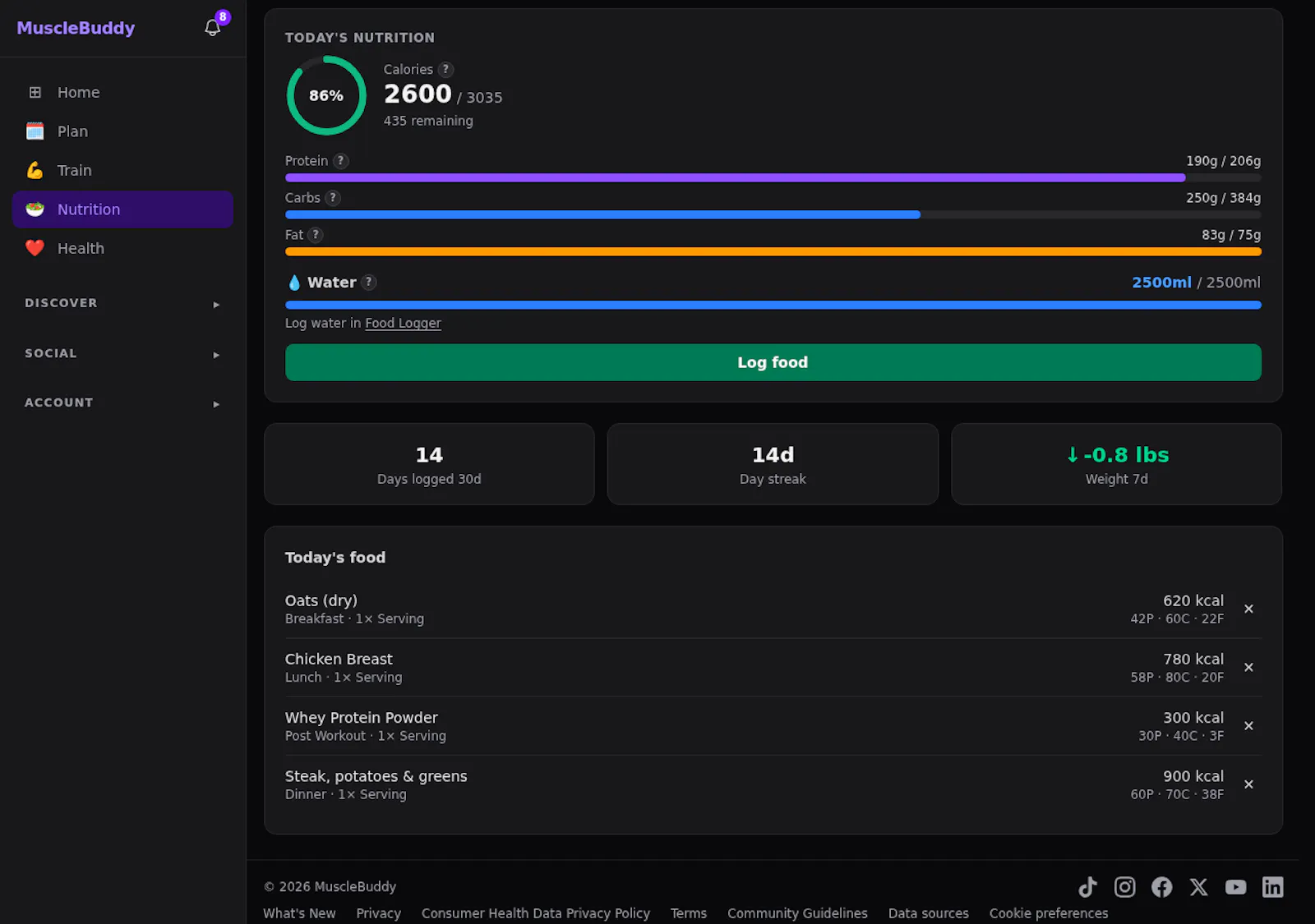 MuscleBuddy screenshot 4