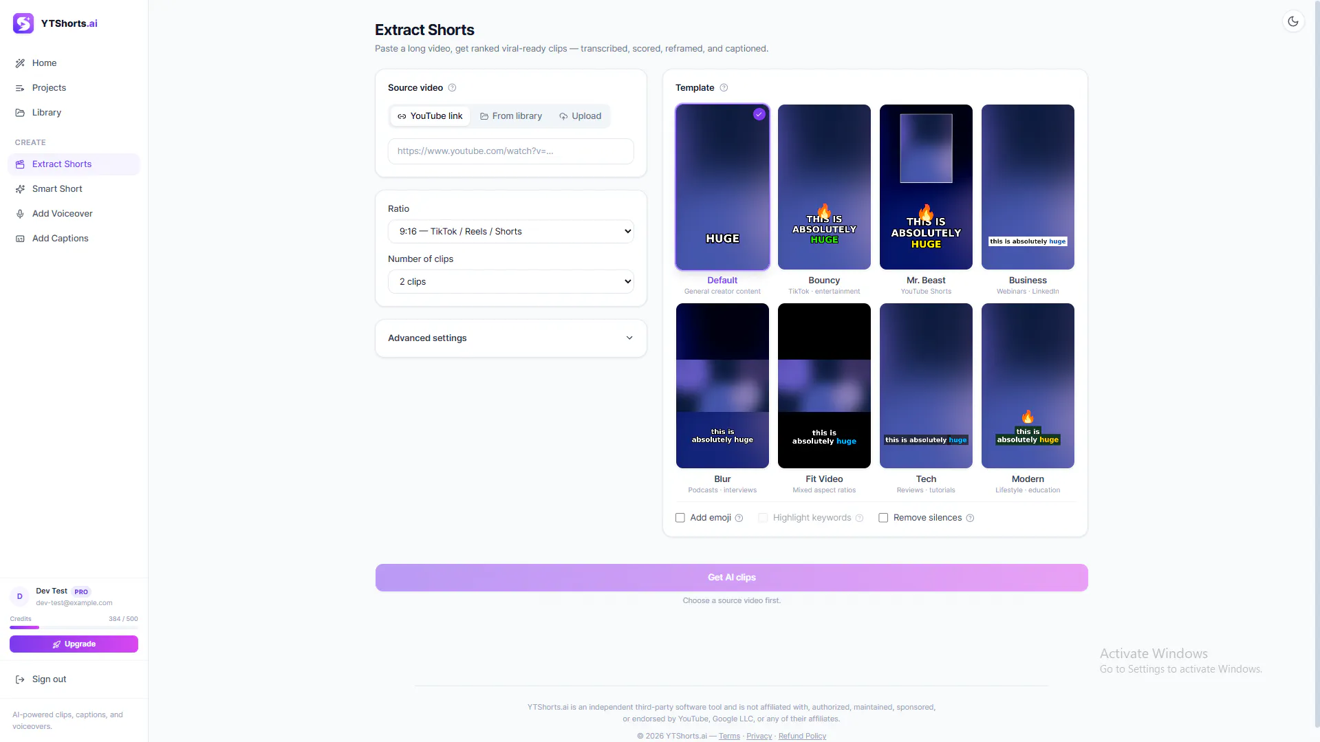 YTShorts.ai gallery image