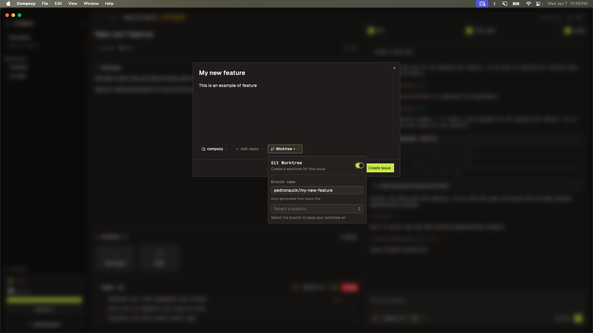 Compozy - Screenshot 2 showing product features and functionality