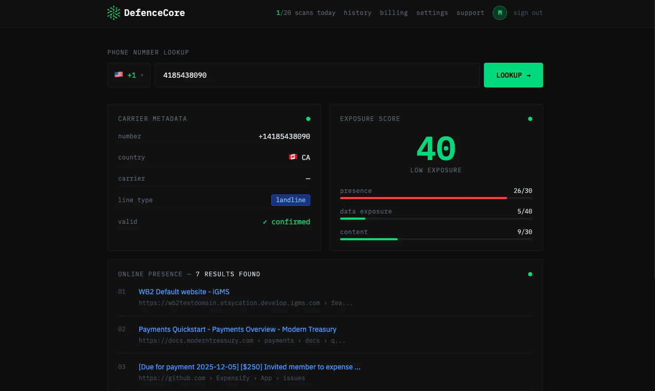 DefenceCore screenshot 1