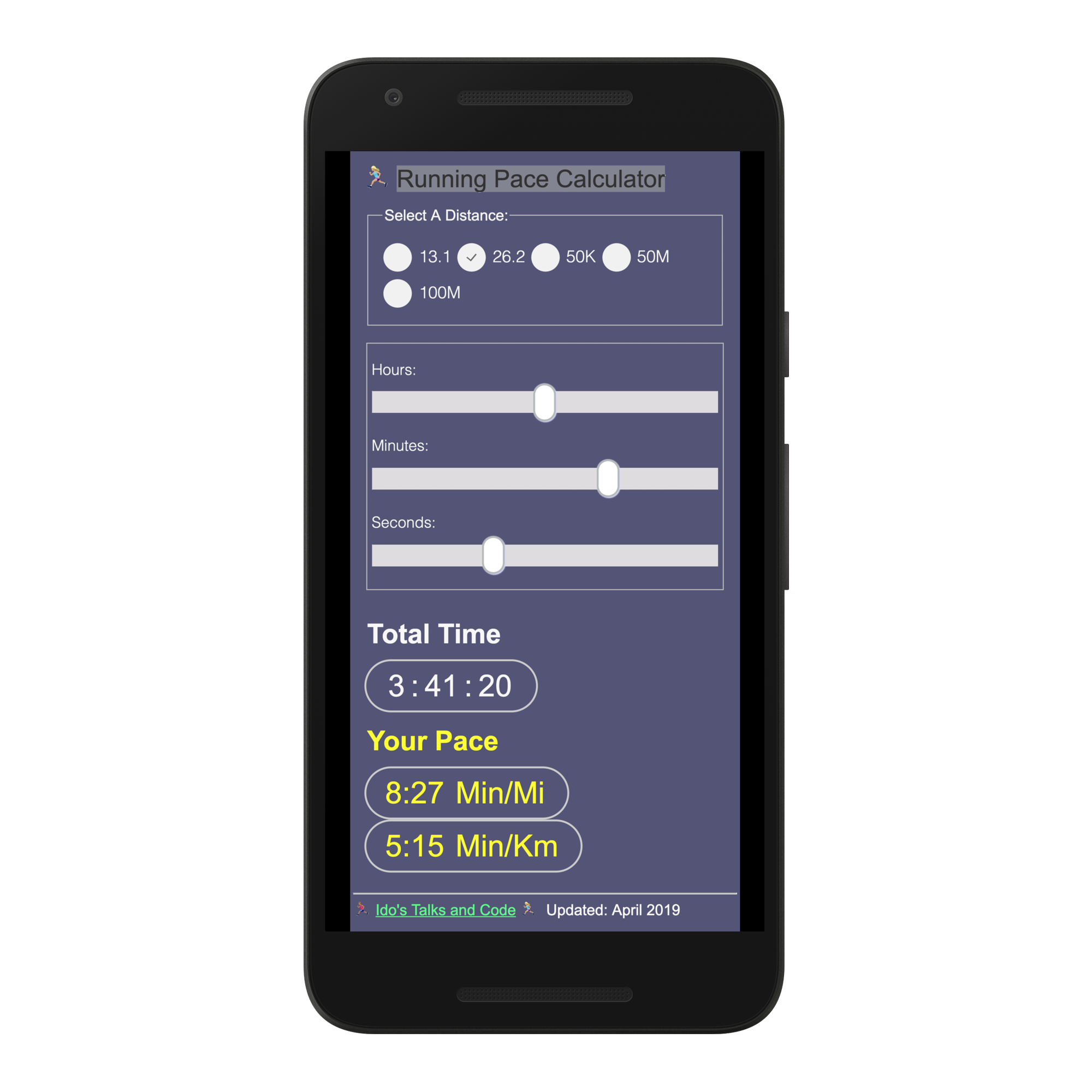 Running Pace Calculator gallery image