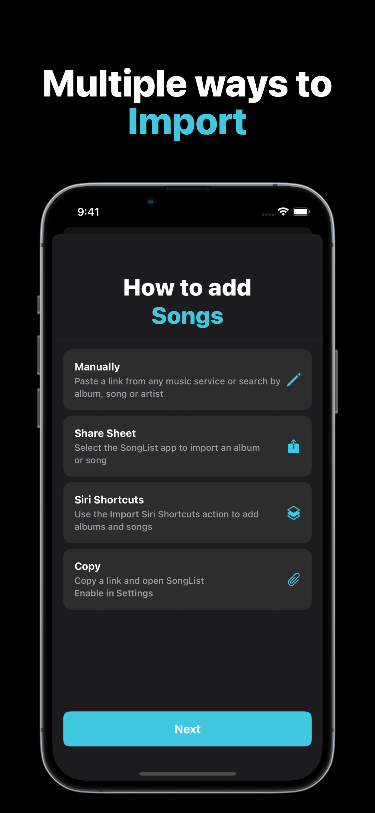 SongList: Save Music for Later gallery image