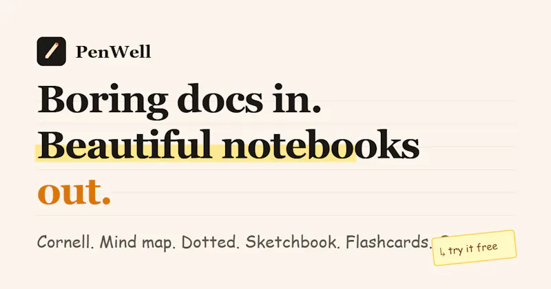 Penwell screenshot 2