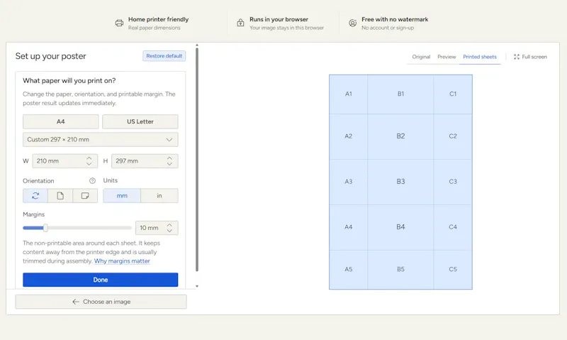 Rasterbator.io screenshot 4
