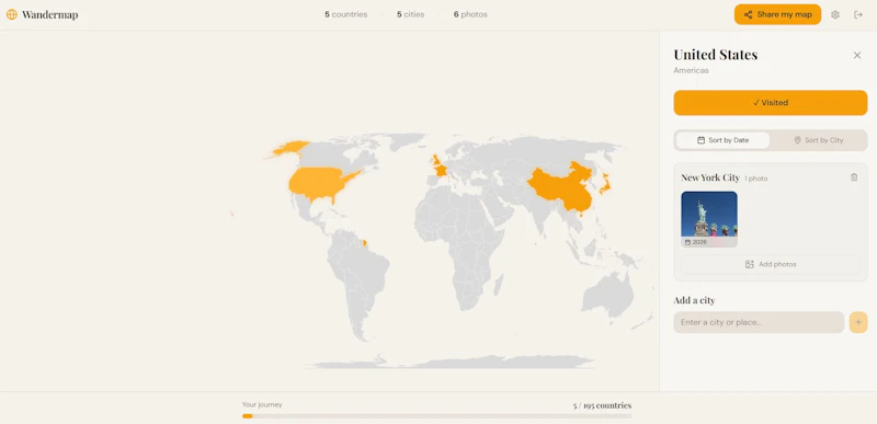 Wandermap screenshot 3