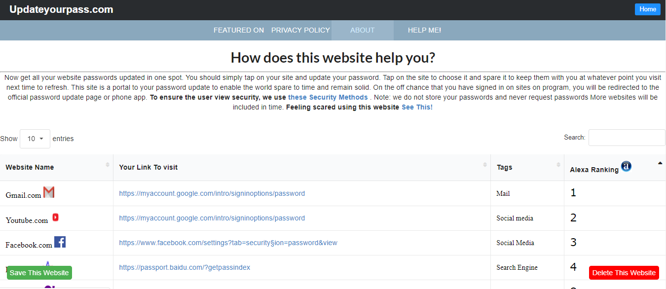 UpdateYourPass.com gallery image