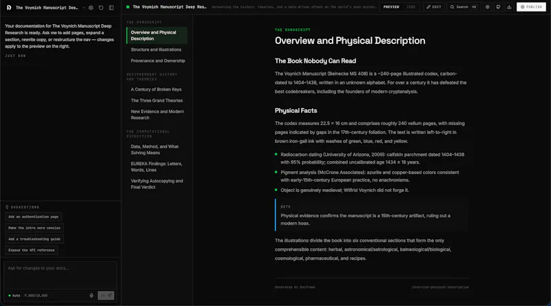 Docframe screenshot 2