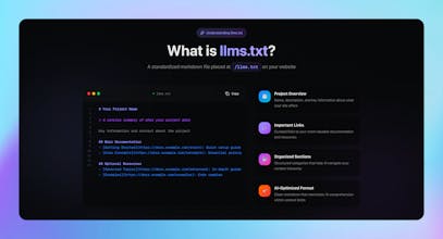 llmstxtdirectory.org gallery image