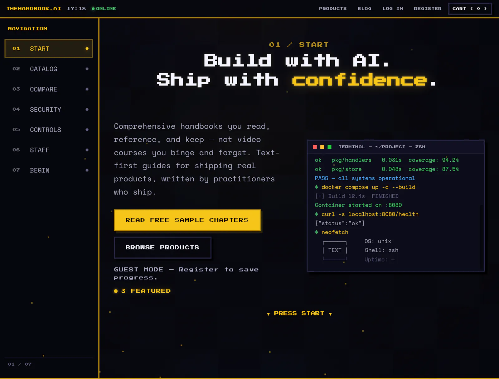 The Handbook screenshot 1