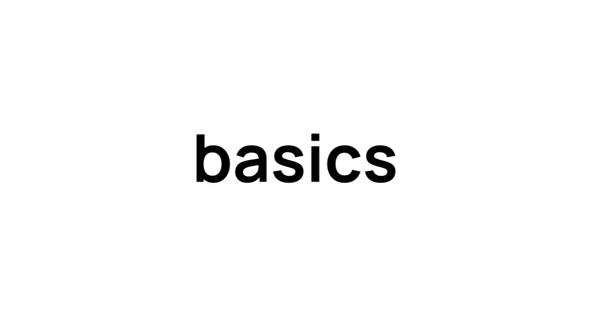 basics gallery image