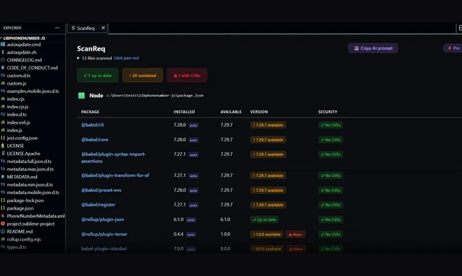 ScanReq screenshot 3