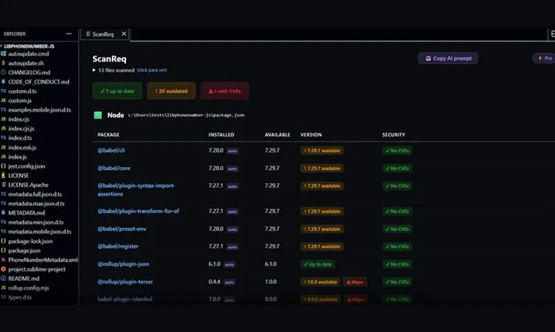 ScanReq screenshot 3