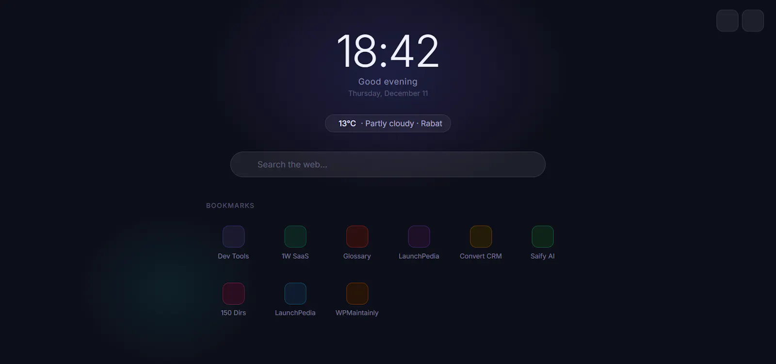 GlowTab screenshot 2