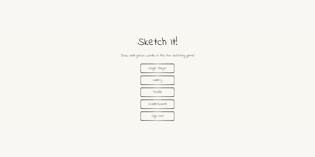 Sketch It!