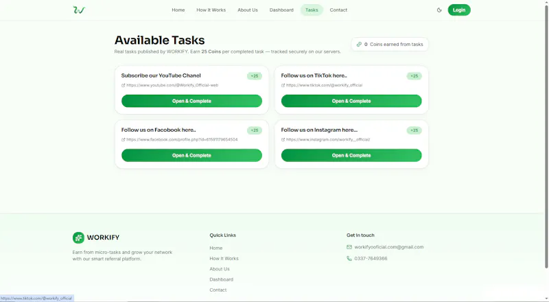 Workify screenshot 2