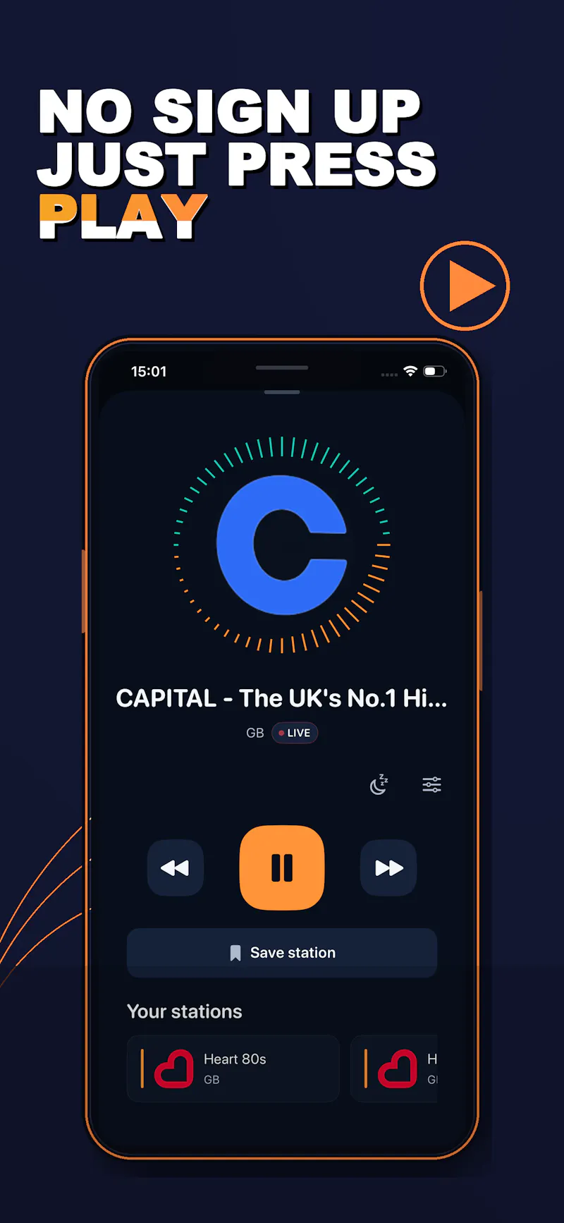 Simple FM Radio screenshot 3