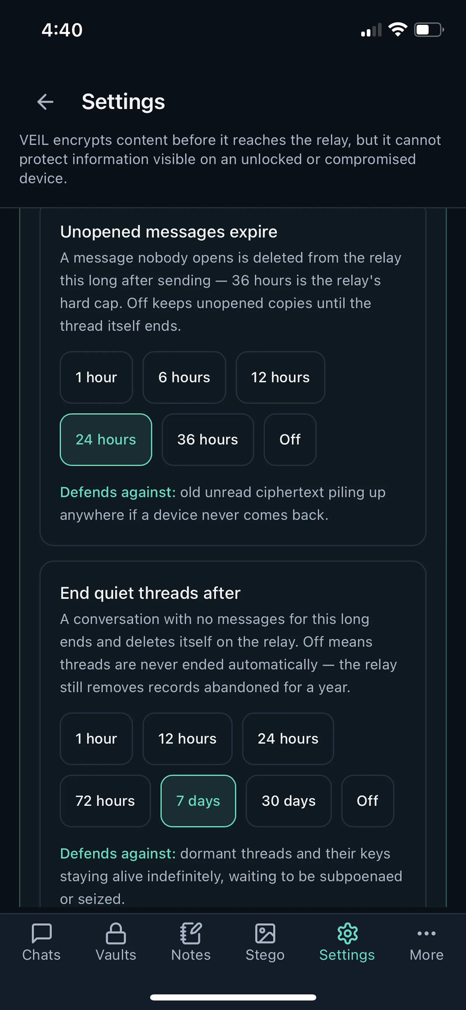 VEIL - More than Encrypted Messaging screenshot 7