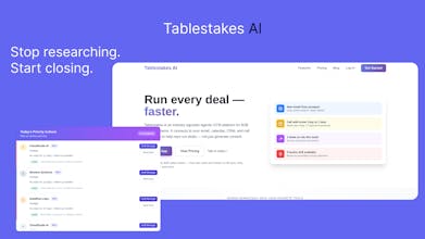 Tablestakes AI gallery image