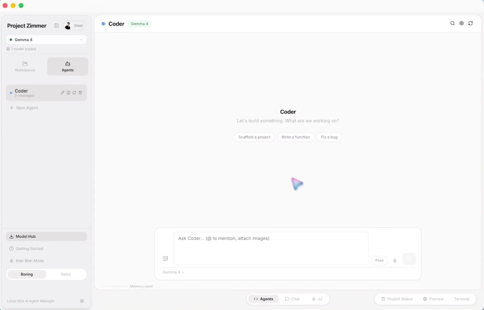 Zimmer AI screenshot 2