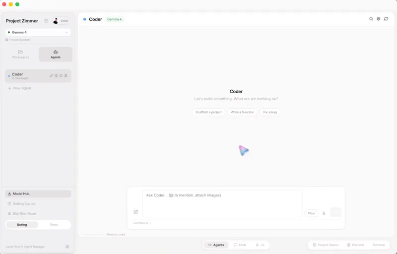 Zimmer AI screenshot 2