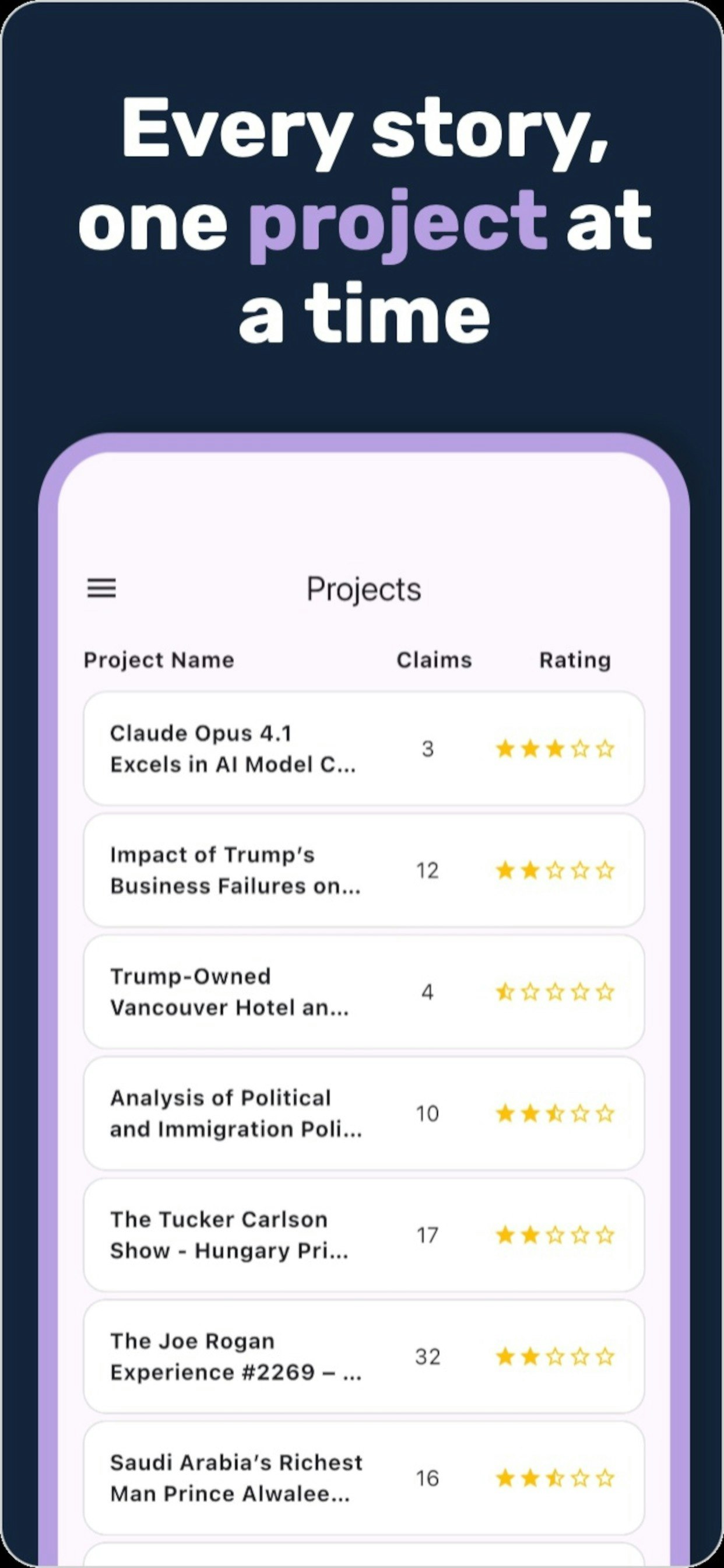CheckForFacts - now for your iPhone - Screenshot 4 showing product features and functionality