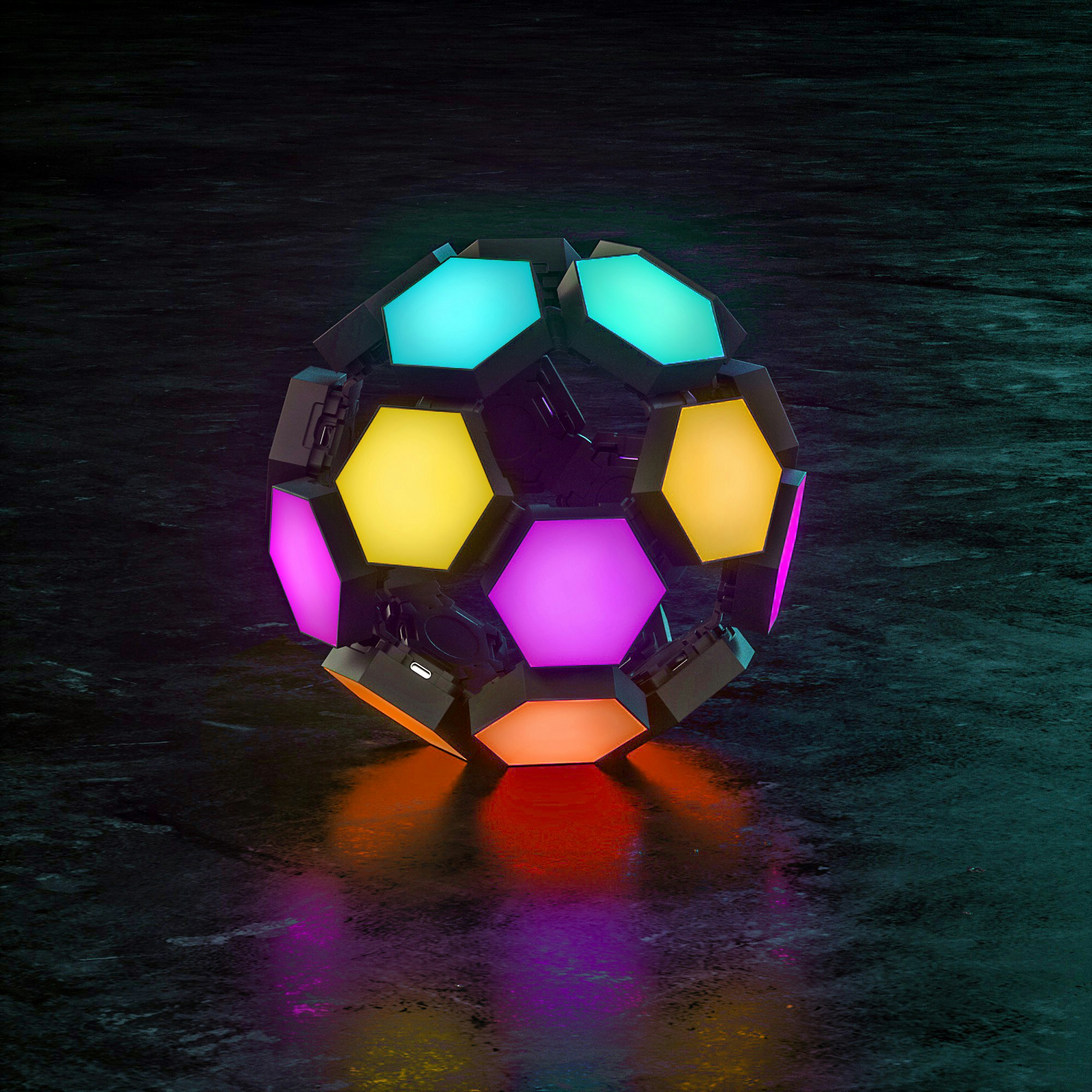 SYRO-Bricks: Smart 3D Hexagon Lights