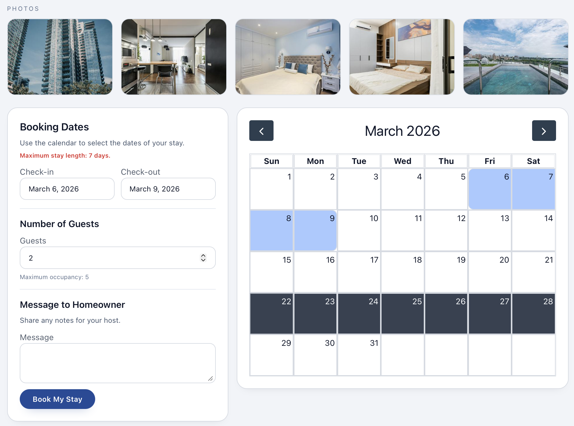 Introducing "Stay the Week" gallery image