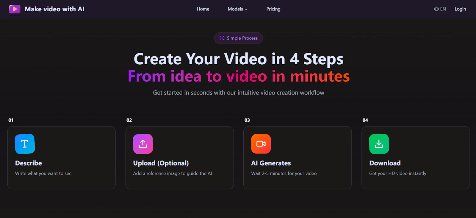 Make video with AI screenshot 3