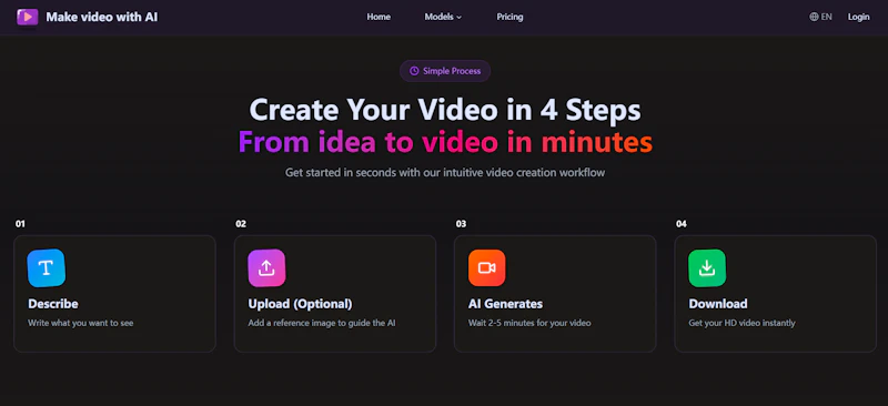 Make video with AI screenshot 3