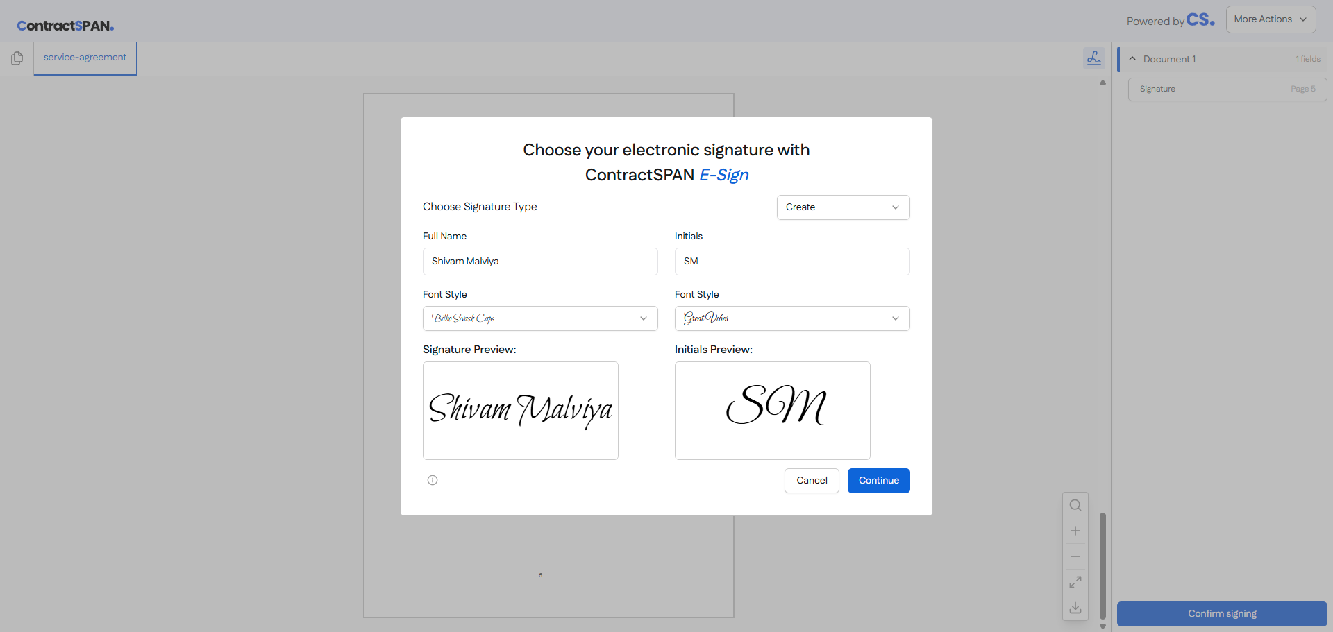ContractSPAN gallery image