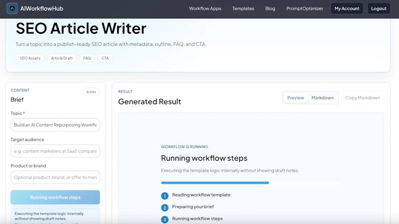AI Workflow Genarator screenshot 2