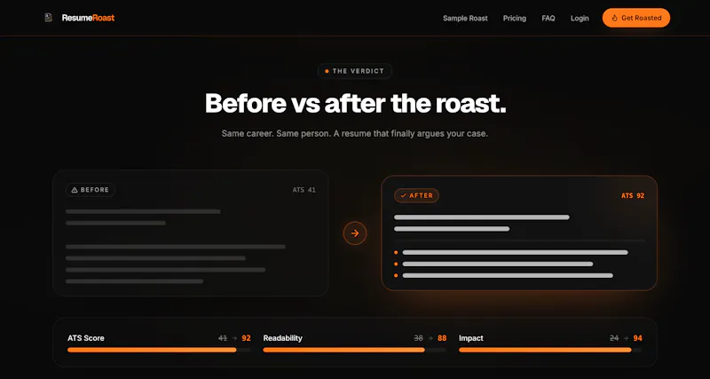 ResumeRoast screenshot 2