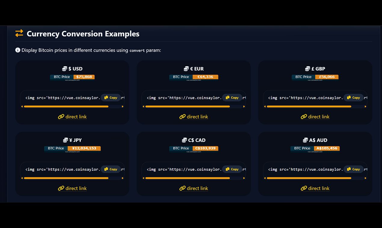 Coinsaylor Vue gallery image