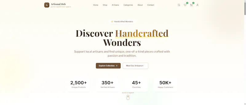 Artisanal Hub screenshot 1