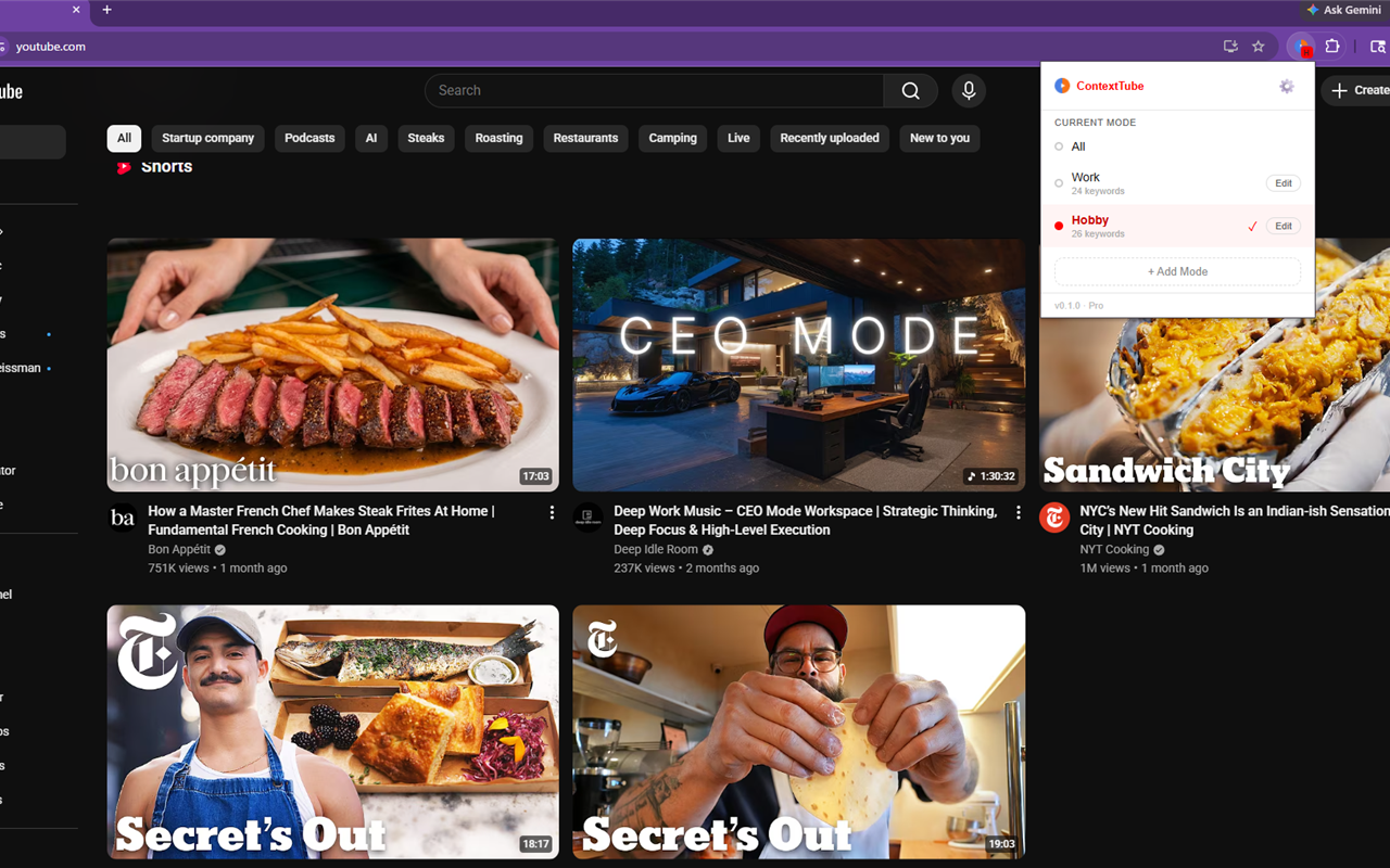 ContextTube gallery image