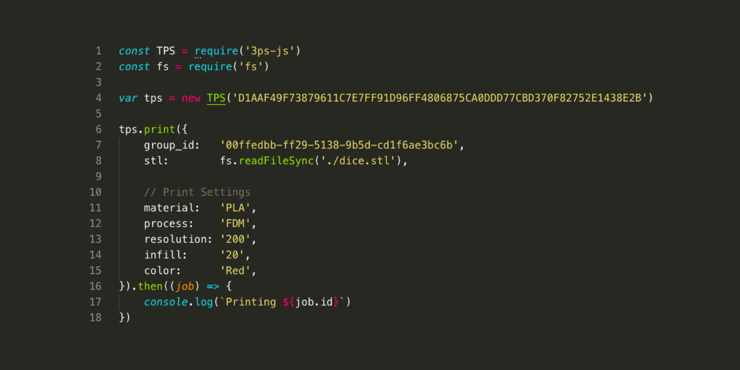3PS - 3D Printing API gallery image