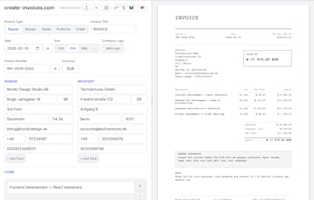 Create Invoices gallery image
