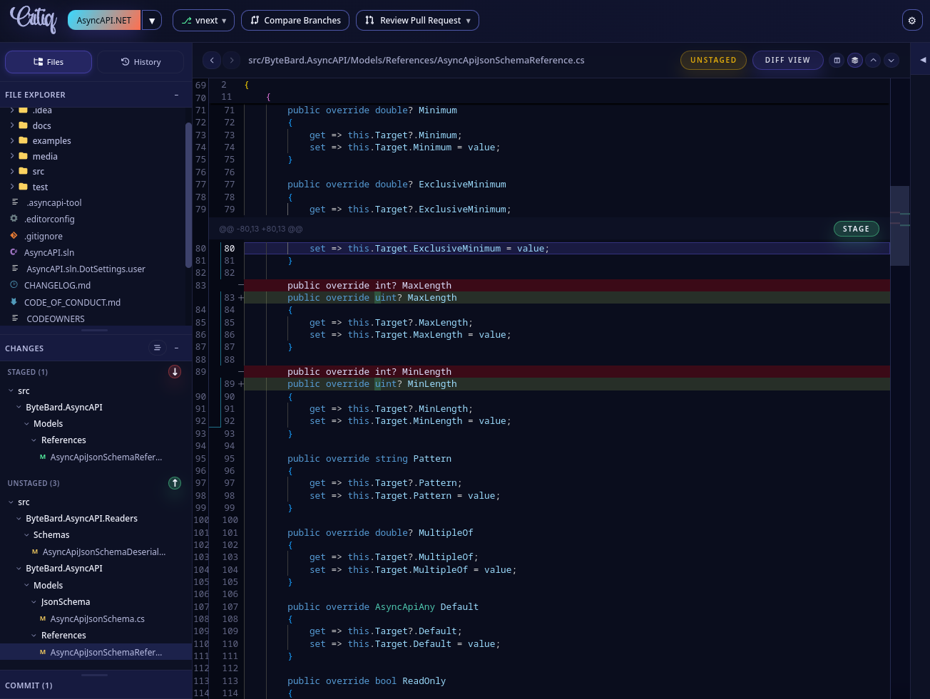Critiq - Codereviews rewired - Screenshot 5 showing product features and functionality