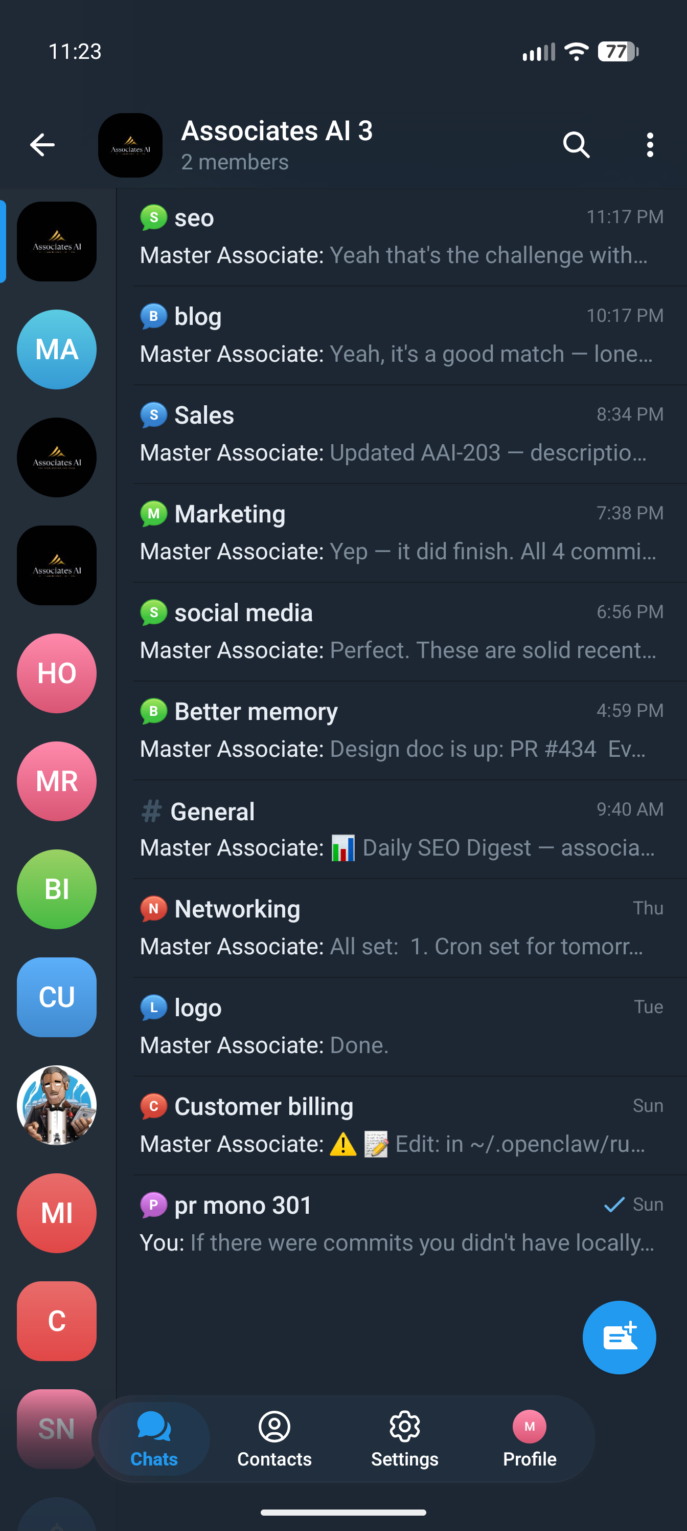 Teammates by Associates AI - Screenshot 2 showing product features and functionality