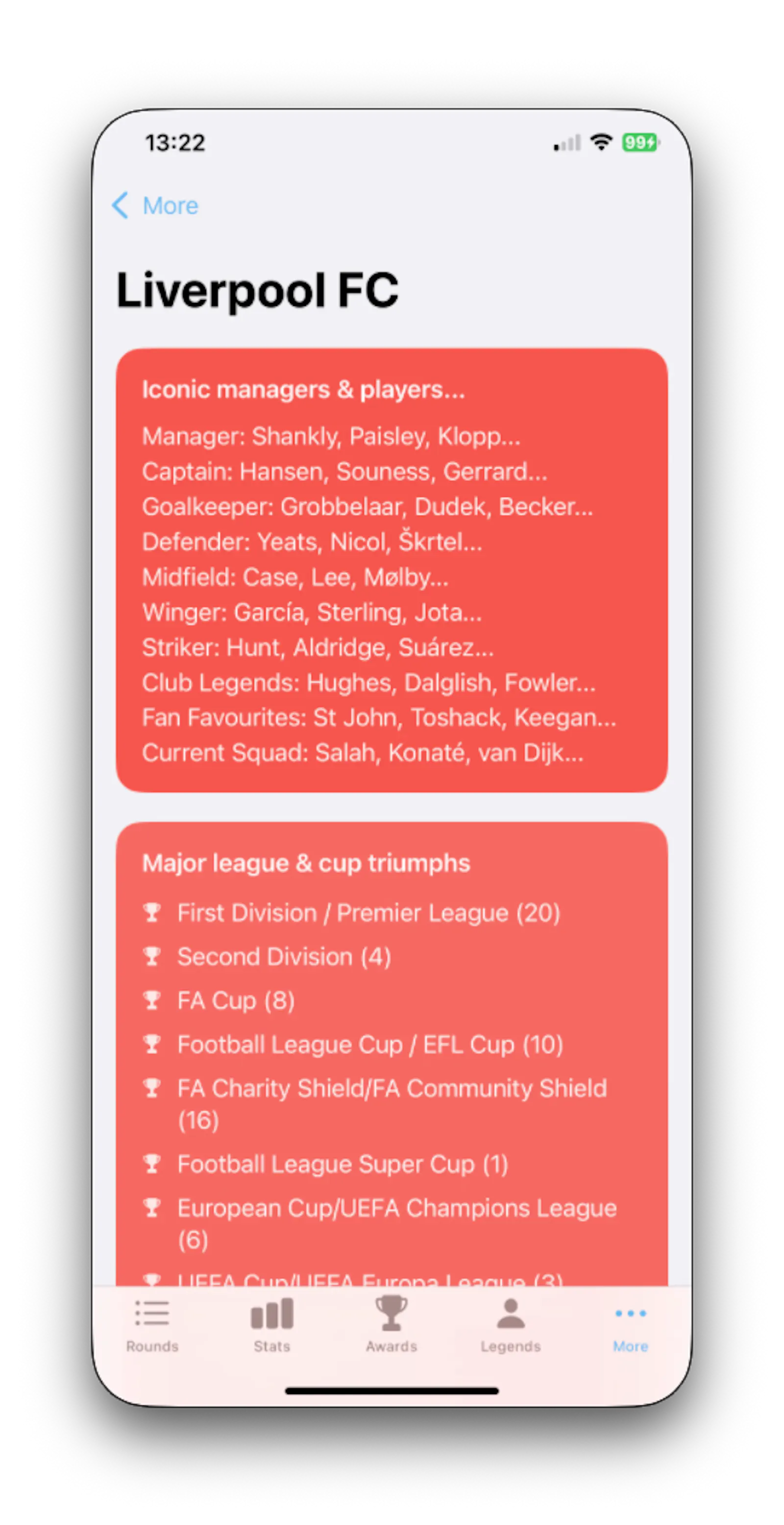 Football Quiz Soccer Legends screenshot 4