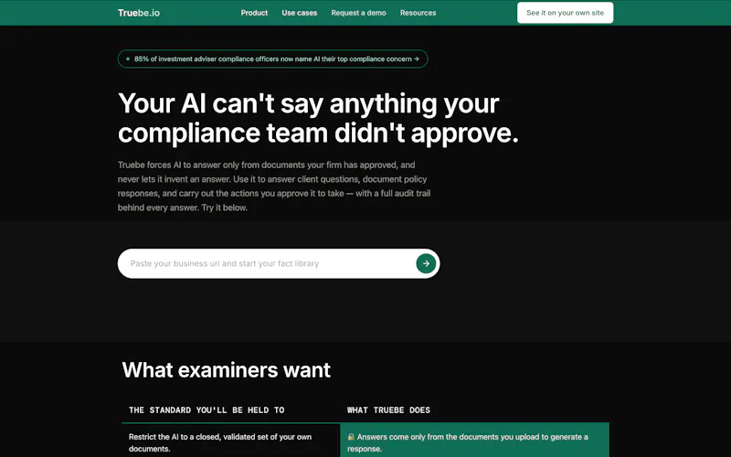 Truebe screenshot 1