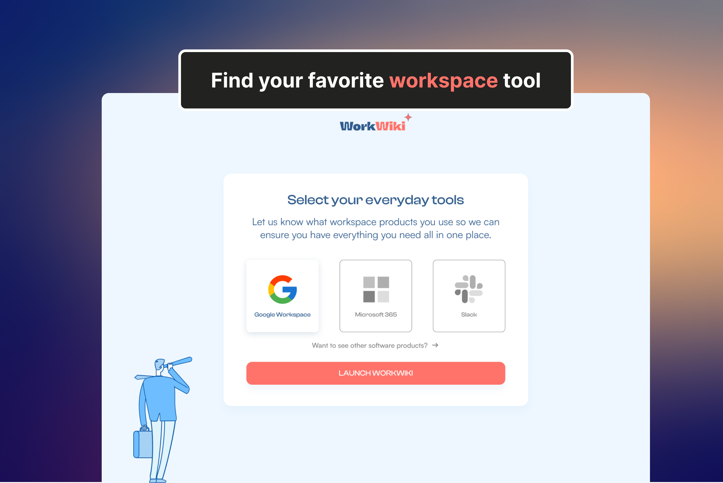 वर्कविकि - Google कार्यक्षेत्र और Microsoft के लिए अंतिम ऑनबोर्डिंग टूल। मीडिया 1