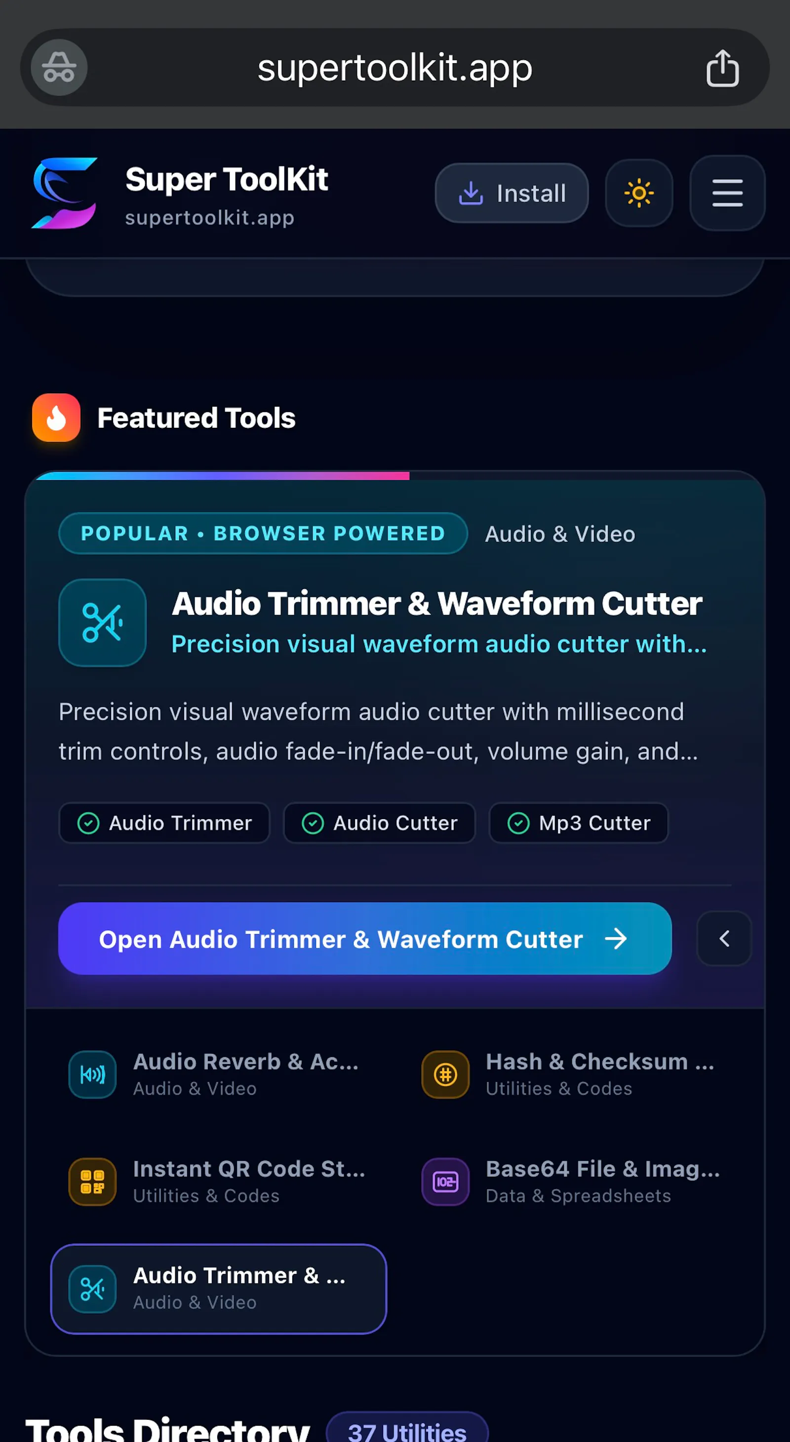 Super ToolKit screenshot 2