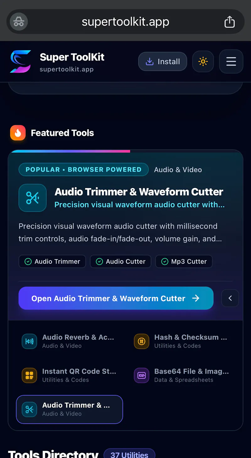 Super ToolKit screenshot 2