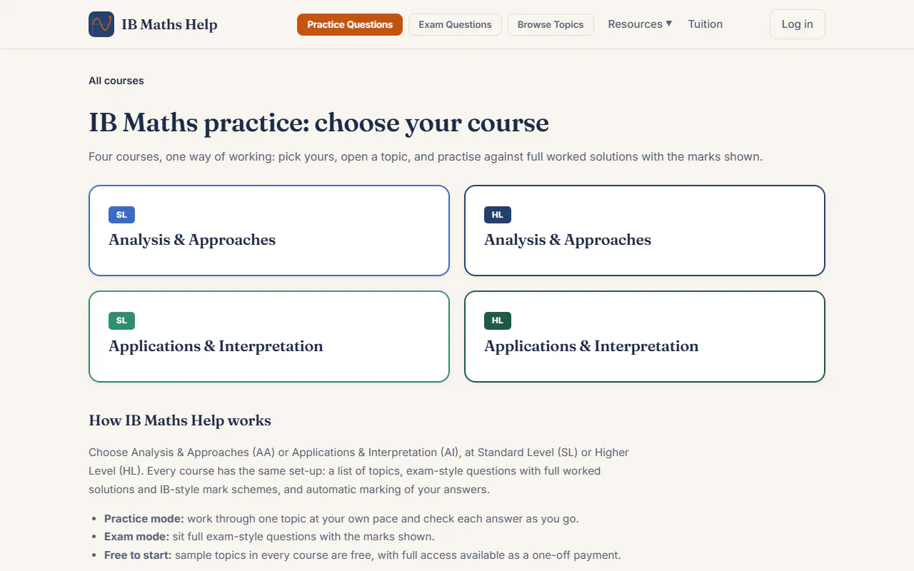 IB Maths Help gallery image